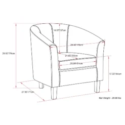 30" Parker Tub Chair - WyndenHall -Lush Living Store GUEST 0cb92ee3 aa37 44a4 8ba8 86117053caaf