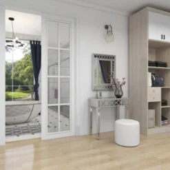 Set Of 2 Glam Wood Console Tables Gray - Olivia & May -Lush Living Store GUEST 0cbce31a 19d5 4f88 bb59 e60be3da003a