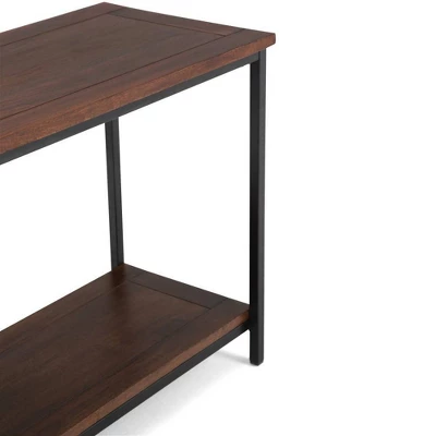 54" Rhonda Console Sofa Table Dark Cognac Brown - WyndenHall 4 54" Rhonda Console Sofa Table Dark Cognac Brown - WyndenHall - Image 2
