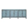 Marvin Rustic 6 Door Credenza/Sideboard Blue Textural Finish - Treasure Trove -Lush Living Store GUEST 0d6747d6 7221 47ff 94da fa86b29b9bba