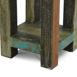Meader Boho Handmade Distressed Mango Wood End Table - Christopher Knight Home -Lush Living Store GUEST 0d70a898 1ce0 4519 9058 c4613c749f01