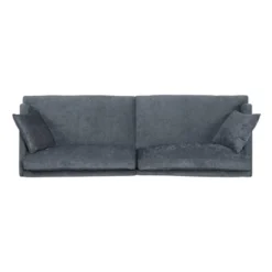 Malverne Contemporary 3 Seater Fabric Sofa With Accent Pillows Charcoal/Dark Brown - Christopher Knight Home -Lush Living Store GUEST 0d7ad204 0a40 405f 8b8a 0cf28a447651