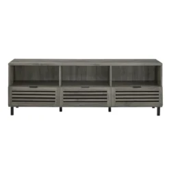 Visconti Boho Slat Door Storage Console TV Stand For TVs Up To 80" - Saracina Home -Lush Living Store GUEST 0dd3c722 ebc0 4fb0 bf62 4435462695a6