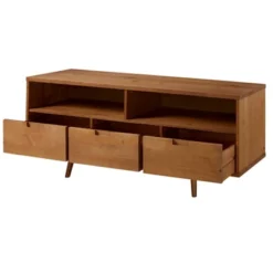 Cara Mid-Century Modern 3 Drawer TV Stand For TVs Up To 65" - Saracina Home -Lush Living Store GUEST 0e714800 a100 48a4 b268 40d5b58b3806