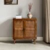 Birnirk 2-Door Accent Solid Wood Storage Cabinet With Shelves| KARAT HOME-Cherry -Lush Living Store GUEST 0f6fbeaa cd77 4860 b36b 00785f553a88