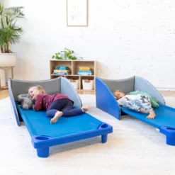 ECR4Kids Naptime Privacy Partition, Nap Divider, Blue/Grey, 5-Pack -Lush Living Store GUEST 0fc7dcc4 a536 46bd 8397 6a236125d5b8