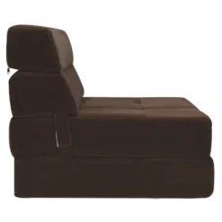 Costway Tri-Fold Fold Down Chair Flip Out Lounger Convertible Sleeper Bed Couch Dorm Brown -Lush Living Store GUEST 0fdc7652 767c 45c0 b959 08c473bfbeaf