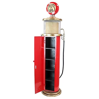 Design Toscano Route 66 Gas Pump Big Boy Toy Key Cabinet 8 Design Toscano Route 66 Gas Pump Big Boy Toy Key Cabinet - Image 6
