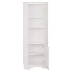Elite Tall 1 - Door Corner Storage Cabinet - White - Prepac -Lush Living Store GUEST 104d6261 3f50 46e2 bc54 47e053e376a0