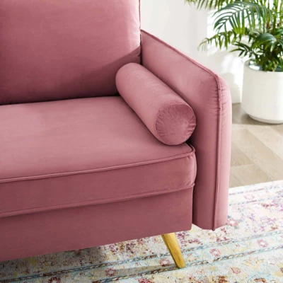 Revive Performance Velvet Loveseat - Modway 8 Revive Performance Velvet Loveseat - Modway - Image 6