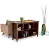 57" Barrie Coffee Table Russet Brown - WyndenHall -Lush Living Store GUEST 108e9a7f ed5e 4ca2 bbbb d22ce77efd26