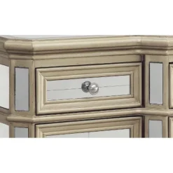 Lucas 3 Drawer 4 Door Credenza Champagne - Treasure Trove Accents -Lush Living Store GUEST 1096d9b4 9aad 4984 b4e7 b05a07a808c0