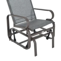 Outsunny Gliding Lounger Chair, Outdoor Swinging Chair With Smooth Rocking Arms And Lightweight Construction For Patio Backyard -Lush Living Store GUEST 10cdecd1 9840 4478 9411 211bdad9e7b6
