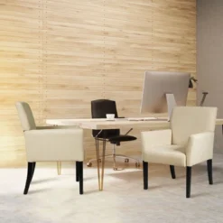 Costway Set Of 2 Arm Chair Guest Chair Home Office W/ Wooden Legs 14 Costway Set Of 2 Arm Chair Guest Chair Home Office W/ Wooden Legs -Lush Living Store GUEST 1135ae64 60ff 40d9 ad68 4aa6bed04fb9