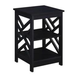 Titan End Table With Shelves - Breighton Home -Lush Living Store GUEST 116c72fa 1a20 4d92 8479 6992cc991679