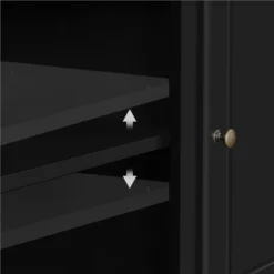 Yaheetech 24.6in Height Mid-century TV Stand TV Console Table Black 15 Yaheetech 24.6in Height Mid-century TV Stand TV Console Table Black -Lush Living Store GUEST 1189532d fe41 419b bd44 a244a2497998