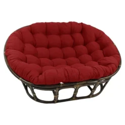 63"x45" Double Papasan With Twill Cushion - International Caravan -Lush Living Store GUEST 1273fb46 2bcc 4b4b 82a5 6913789caac9