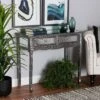 Wycliff Metal And Mirrored Glass 2 Drawer Console Table Dark Gray/Silver - Baxton Studio 2 Wycliff Metal And Mirrored Glass 2 Drawer Console Table Dark Gray/Silver - Baxton Studio -Lush Living Store GUEST 12b3168d 8a9e 4a66 b301 1587eeb2d250