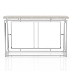 Grullen Faux Marble Top Sofa Table - MiBasics -Lush Living Store GUEST 12edf7ee b30d 46d7 ad48 c86350ac750d
