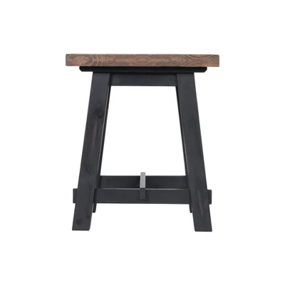 21" Odin Solid Wood Side Table Black - Alaterre Furniture 5 21" Odin Solid Wood Side Table Black - Alaterre Furniture - Image 3