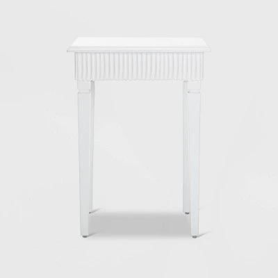 Atwood Side Table With Drawer White - Finch 9 Atwood Side Table With Drawer White - Finch - Image 7