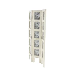 Farmhouse Chinquapin Wood Rectangle Room Divider Screen White - Olivia & May -Lush Living Store GUEST 13b9330b 41b7 44d7 82dc 9392c374ba94