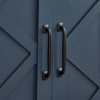 58" TV Stand For TVs Up To 65" Navy - Home Essentials 11 58" TV Stand For TVs Up To 65" Navy - Home Essentials - Image 9