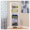 Elite Tall 1 - Door Corner Storage Cabinet - White - Prepac -Lush Living Store GUEST 1476e6a1 3e6f 4e8b 9774 902f50de375a