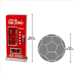 Design Toscano Retro 1950s Cold Drink Soda Pop Machine Key Cabinet -Lush Living Store GUEST 149563da a5c8 4e0a 8ea5 6b118fbcae56