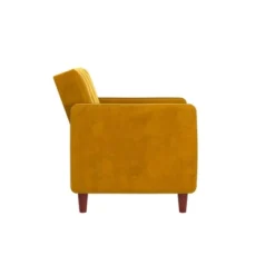 Isabella Tufted Accent Chair Mustard Yellow Velvet - Room & Joy -Lush Living Store GUEST 14c8dde9 5747 4133 9565 8e15c64c295f