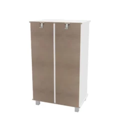 Michigan 2 Door Storage Cabinet White - Polifurniture -Lush Living Store GUEST 14f1c948 88a6 4802 bc79 c97ab2b4353e