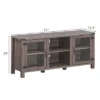 Costway TV Stand Entertainment Center For TV's Up To 65'' W/ Storage Cabinets Deep Taupe -Lush Living Store GUEST 1510fe3d 24df 4dba 917d 2ce5609239e7