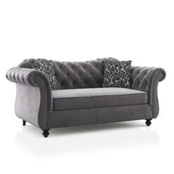 Brushwood Button Tufted Loveseat - HOMES: Inside + Out -Lush Living Store GUEST 151f588a 25d8 4d3d 8a3d 5d05a6ece53f