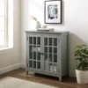 Largo Double Door Cabinet Gray - Linon -Lush Living Store GUEST 15449389 239f 4350 8b79 a2bc2c66d340