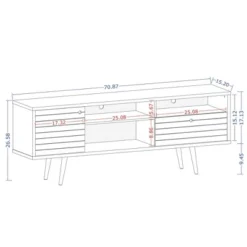 Liberty 3 Shelf And 1 Drawer TV Stand For TVs Up To 65" - Manhattan Comfort -Lush Living Store GUEST 1545a496 1a58 4afc 93f9 4d8489a08d1f