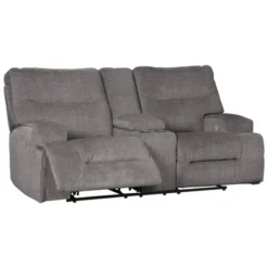 Coombs Recliner Power Loveseat With Console Charcoal - Signature Design By Ashley -Lush Living Store GUEST 15576ded 84ff 4080 b6f2 8a33f353f39f