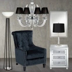 Studio 55D Modern Mirrored Rectangular Accent Side End Table 20" X 14" With 3-Drawer Silver Glass Crystal Living Room Home House 17 Studio 55D Modern Mirrored Rectangular Accent Side End Table 20" X 14" With 3-Drawer Silver Glass Crystal Living Room Home House -Lush Living Store GUEST 15810b0f 0463 45d5 9933 4e7bcbe02e3e