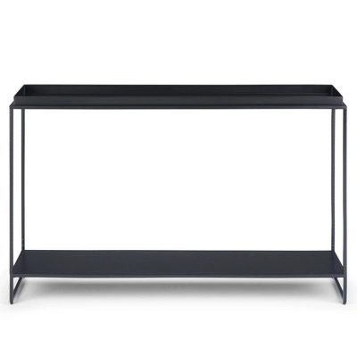 47" Morton Tray Top Console Table Black - WyndenHall 5 47" Morton Tray Top Console Table Black - WyndenHall - Image 3