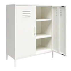 RealRooms Shadwick 2 Door Metal Locker Storage Cabinet -Lush Living Store GUEST 15bafc86 ea17 4304 aa63 5c04647bf70d