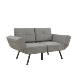 RealRooms Euro Upholstered Tufted Loveseat Futon With Storage Pockets -Lush Living Store GUEST 15e74249 1321 4343 9765 6aa0b4cb8e47