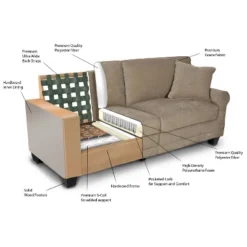 78" RTA Copenhagen Collection Sofa Marzipan - Serta -Lush Living Store GUEST 16847280 c9c3 436d 8148 0262ad834900