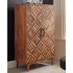 Gabinwell Accent Cabinet Brown/Beige - Signature Design By Ashley