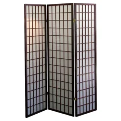 3 Panel Shoji Room Divider - Ore International 9 3 Panel Shoji Room Divider - Ore International -Lush Living Store GUEST 16bd6cd4 35d5 4291 ac53 a4d8e648da02