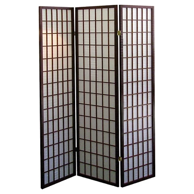 3 Panel Shoji Room Divider - Ore International 6 3 Panel Shoji Room Divider - Ore International - Image 4