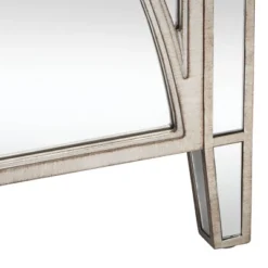 Studio 55D Glam Wood Finish Mirrored Rectangular Accent Cabinet 48" X 24" Silver Magnetic Closure Two-Door For Living Room House -Lush Living Store GUEST 16cf3914 9fbf 4b4b 8738 61c9a2b737b5