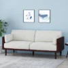 Sofia Mid-Century Modern Upholstered 3 Seater Sofa - Christopher Knight Home 1 Sofia Mid-Century Modern Upholstered 3 Seater Sofa - Christopher Knight Home -Lush Living Store GUEST 16da5a6b 6ca0 4abc bcb8 a59c48a64d7b