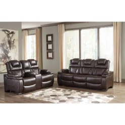 Warnerton Power Recliner Sofa With Adjustable Headrest Chocolate - Signature Design By Ashley 19 Warnerton Power Recliner Sofa With Adjustable Headrest Chocolate - Signature Design By Ashley -Lush Living Store GUEST 17623601 614e 493a 86df 1b7a87eeb113