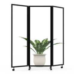 Stand Up Desk Store ReFocus Three-Panel Trifold Room Divider Screen (71" X 65") -Lush Living Store GUEST 1771f1df c841 4861 acc4 8fe47fffa6e5
