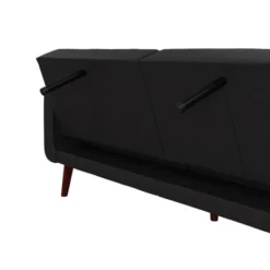 Fiore Modern Futon Faux Leather - Room & Joy -Lush Living Store GUEST 1839cf31 4c56 4da5 b089 6622ec900d5b