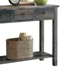 Console Table Oak Teal - Acme Furniture -Lush Living Store GUEST 192ecb9a f752 4400 86a8 32689800bcea